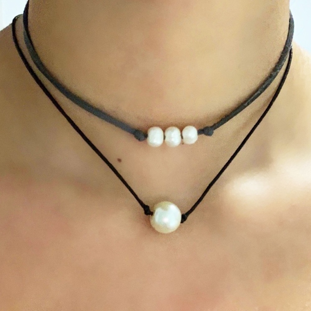 pearl necklaces